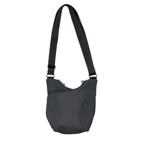 BAGGALLINI Criss Cross Bag Crossbody Purse Double Zip Gray - Picture 2 of 13